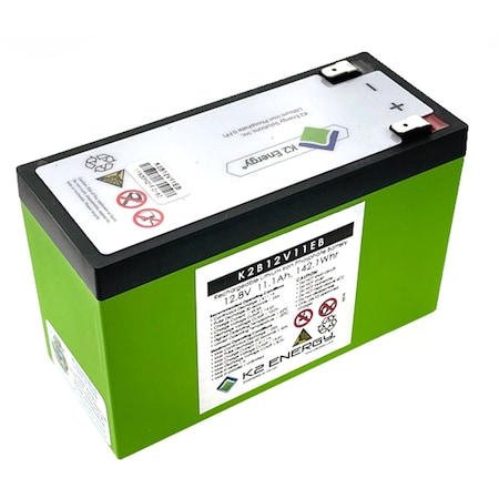 12V 11Ah K2B12V11EB Lithium Iron Phosphate Battery With BMS